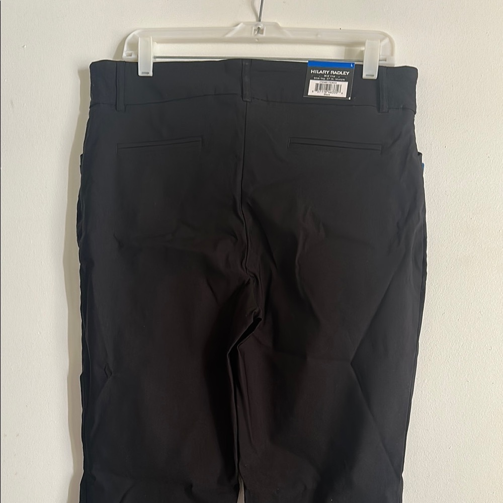 Hilary Radley Classic Black Mid Rise Slacks / NWT - Picture 3 of 3